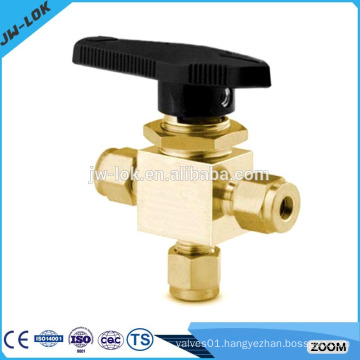 1/4 inch 3 piece cf8m ball valve